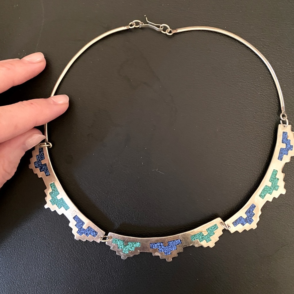 Beautiful handmade vintage Mexican necklace